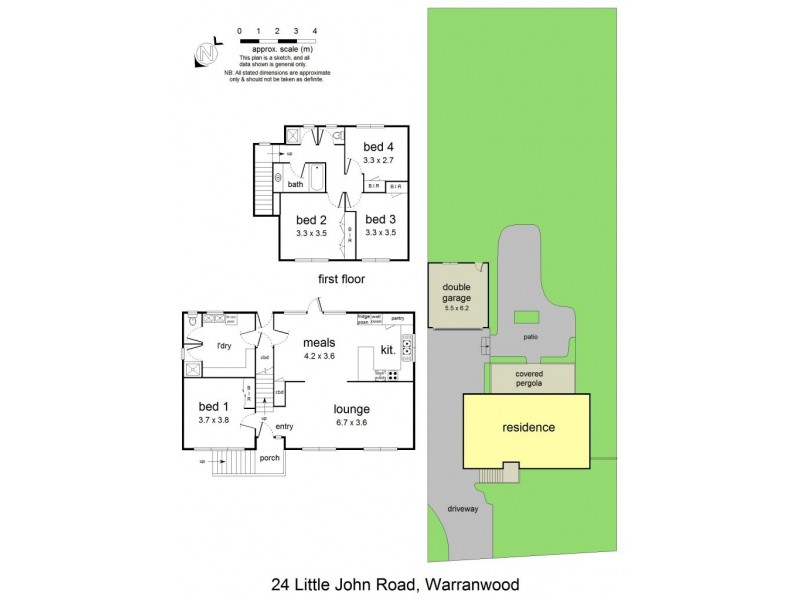 24 Little John Road, Warranwood VIC 3134 Floorplan