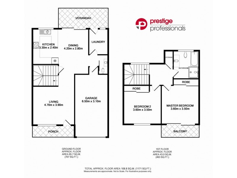 1/43 Araluen Avenue, Moorebank NSW 2170 Floorplan