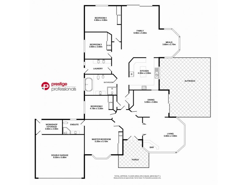 5 Daintree Drive, Wattle Grove NSW 2173 Floorplan