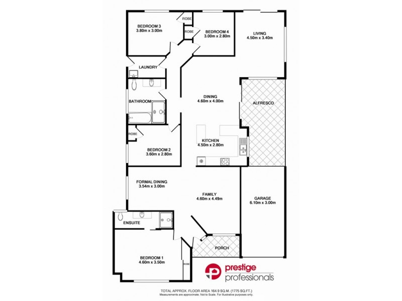 6 Chelsea Garden Court, Wattle Grove NSW 2173 Floorplan