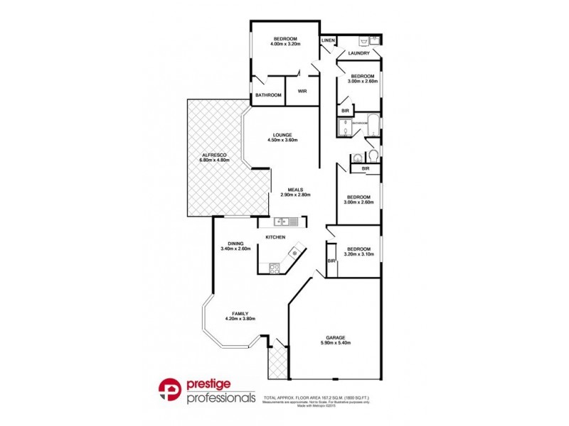 16 Kinchega Court, Wattle Grove NSW 2173 Floorplan