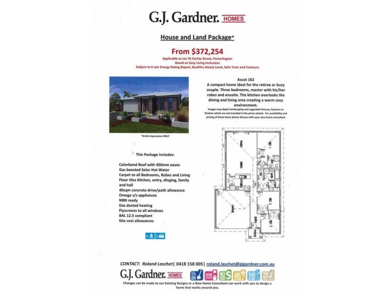 Lot Lot 74,  Fairfax Street, Portarlington VIC 3223