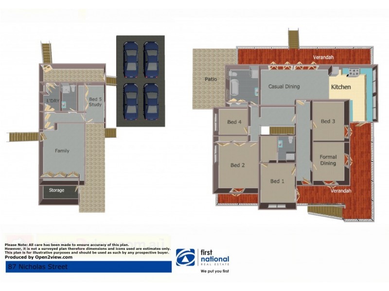 87 Nicholas Street, Ipswich QLD 4305 Floorplan