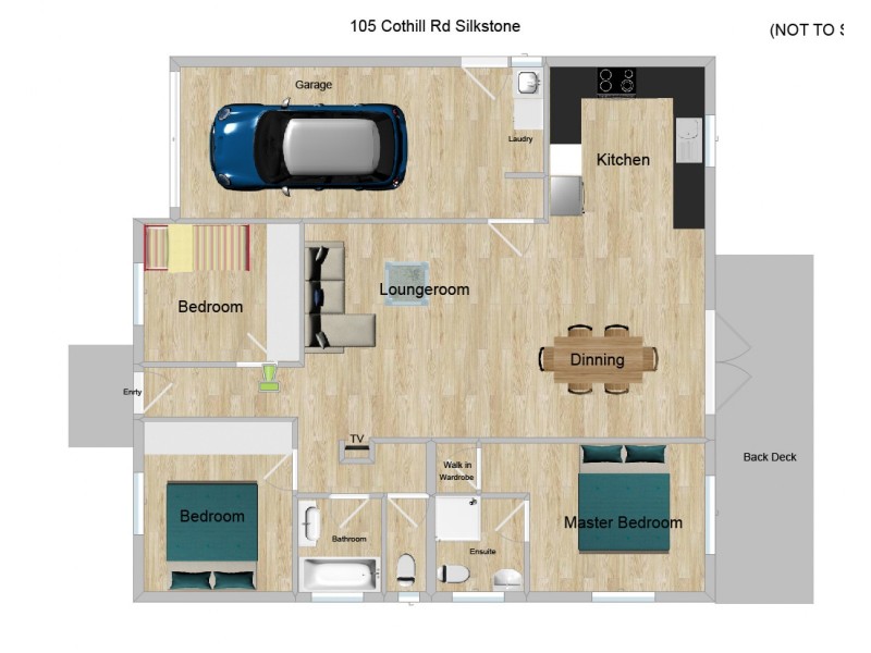 105 Cothill Road, Silkstone QLD 4304 Floorplan