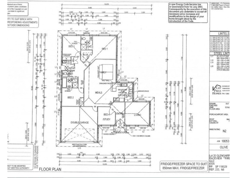3 Glengarry Lane, Raceview QLD 4305 Floorplan