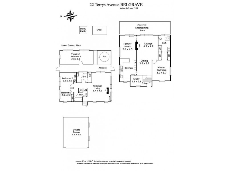 22 Terrys Avenue, Belgrave VIC 3160 Floorplan