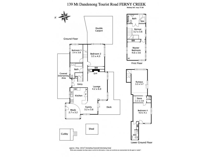 139 Mt. Dandenong Tourist Road, Ferny Creek VIC 3786 Floorplan