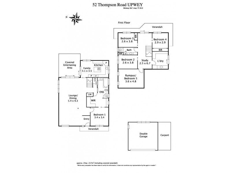 52 Thompson Road, Upwey VIC 3158 Floorplan