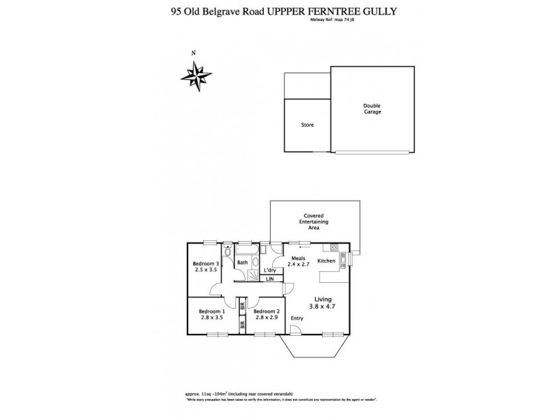 95 Old Belgrave Road, Upper Ferntree Gully VIC 3156 Floorplan