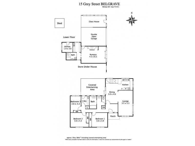 15 Grey Street, Belgrave VIC 3160 Floorplan