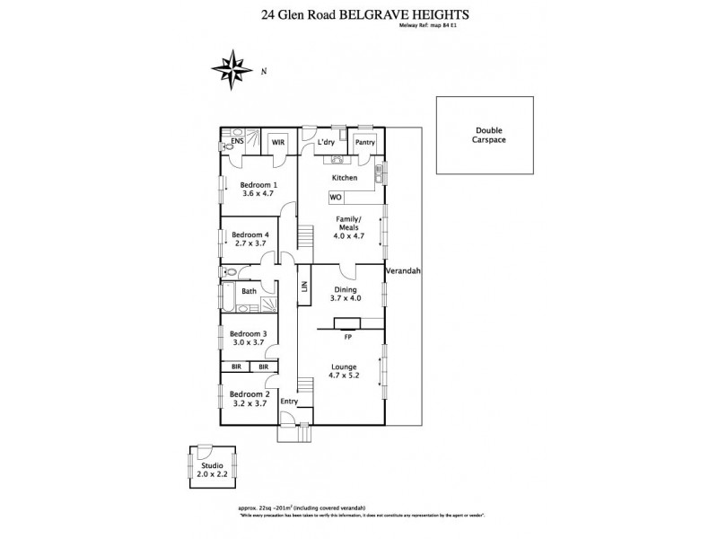 24 Glen Road, Belgrave Heights VIC 3160 Floorplan