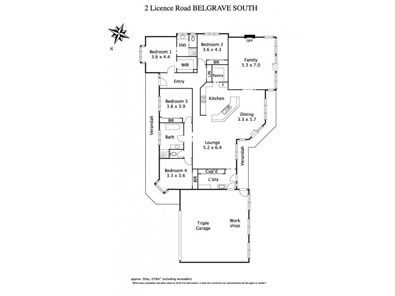 2 Licence Road, Belgrave South VIC 3160 Floorplan