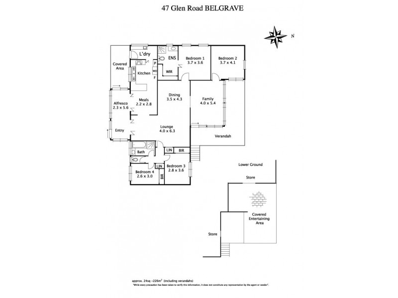 47 Glen Road, Belgrave Heights VIC 3160 Floorplan