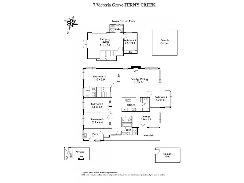 7 Victoria Grove, Ferny Creek VIC 3786 Floorplan