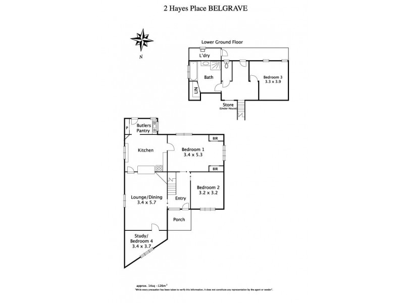 2 Hayes Place, Belgrave VIC 3160 Floorplan