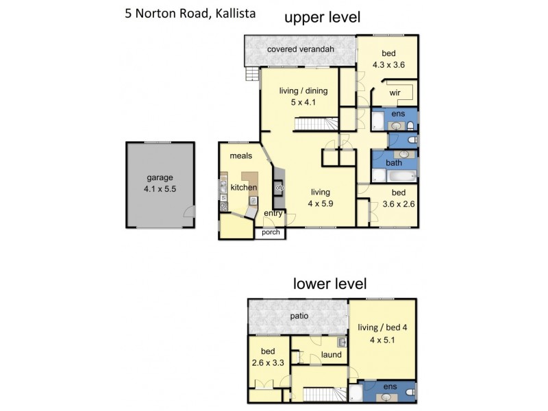 5 Norton Road, Kallista VIC 3791 Floorplan