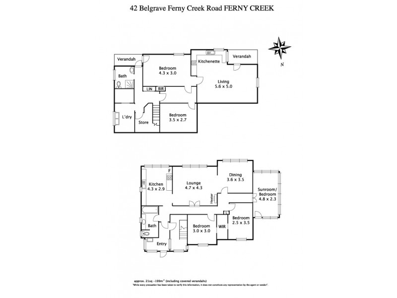 42 Belgrave-Ferny Creek Road, Ferny Creek VIC 3786 Floorplan