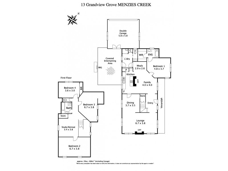 13 Grandview Grove, Menzies Creek VIC 3159 Floorplan
