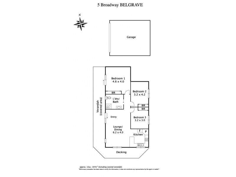 5 Broadway, Belgrave VIC 3160 Floorplan