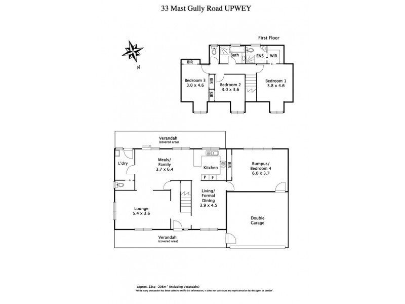 33 Mast Gully Road, Upwey VIC 3158 Floorplan
