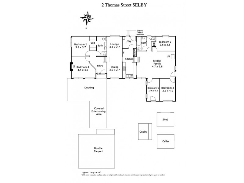 2 Thomas Street, Selby VIC 3159 Floorplan