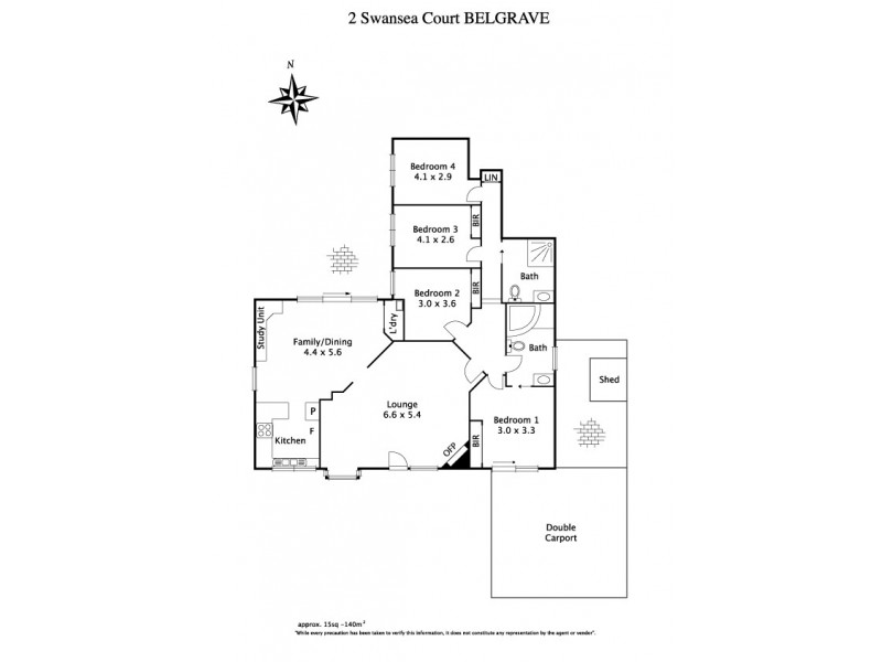 2 Swansea Court, Belgrave VIC 3160 Floorplan