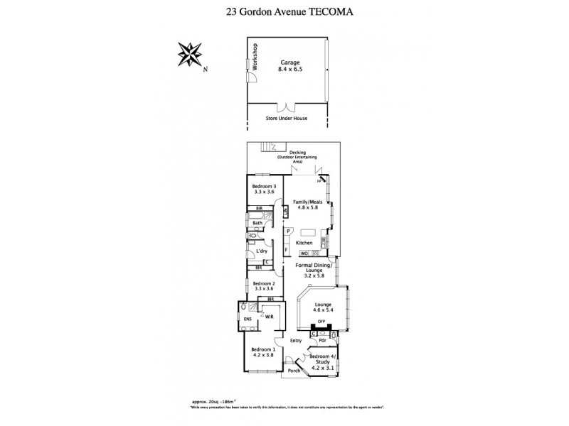 23 Gordon Avenue, Tecoma VIC 3160 Floorplan
