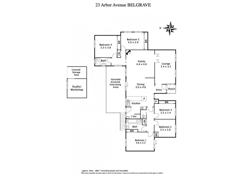 23 Arbor Avenue, Belgrave VIC 3160 Floorplan
