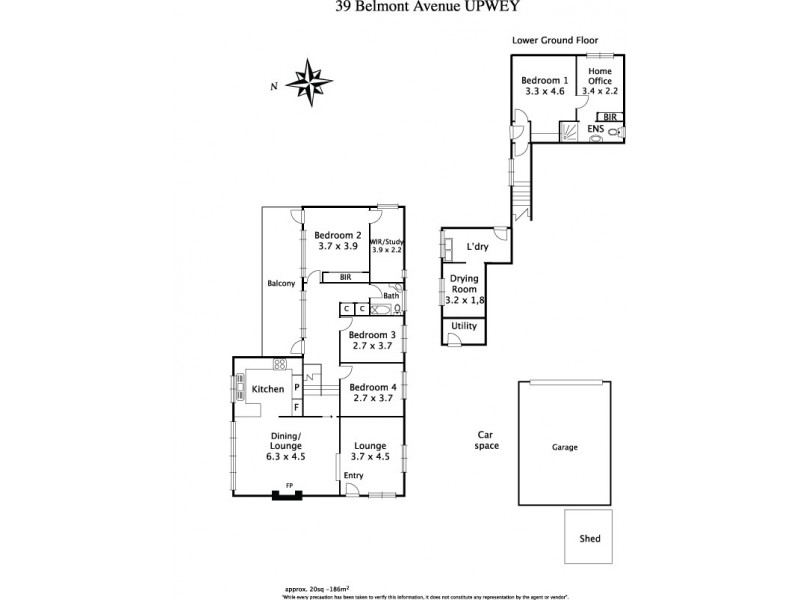 39 Belmont Avenue, Upwey VIC 3158 Floorplan