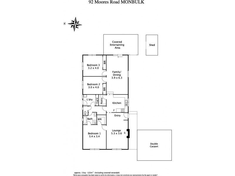 92 Moores Road, Monbulk VIC 3793 Floorplan