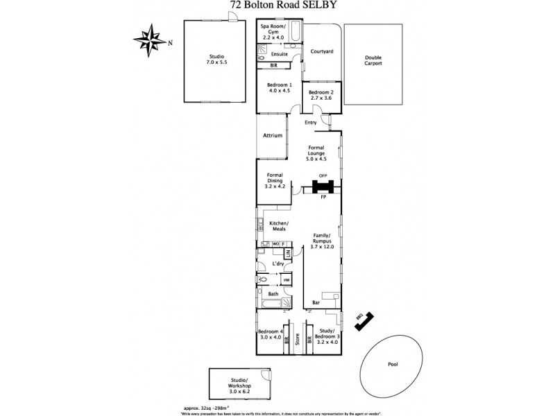 72 Bolton Road, Selby VIC 3159 Floorplan