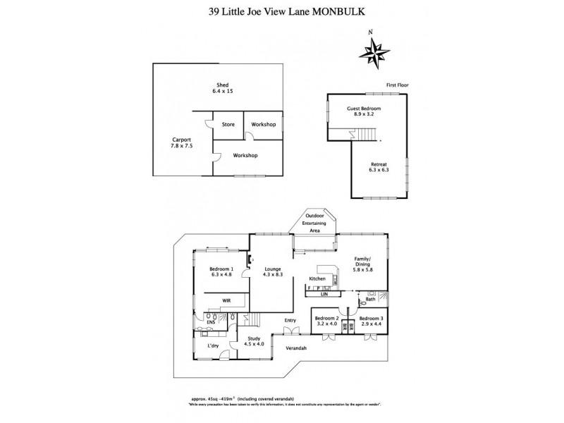 39 Little Joe View Lane, Monbulk VIC 3793 Floorplan