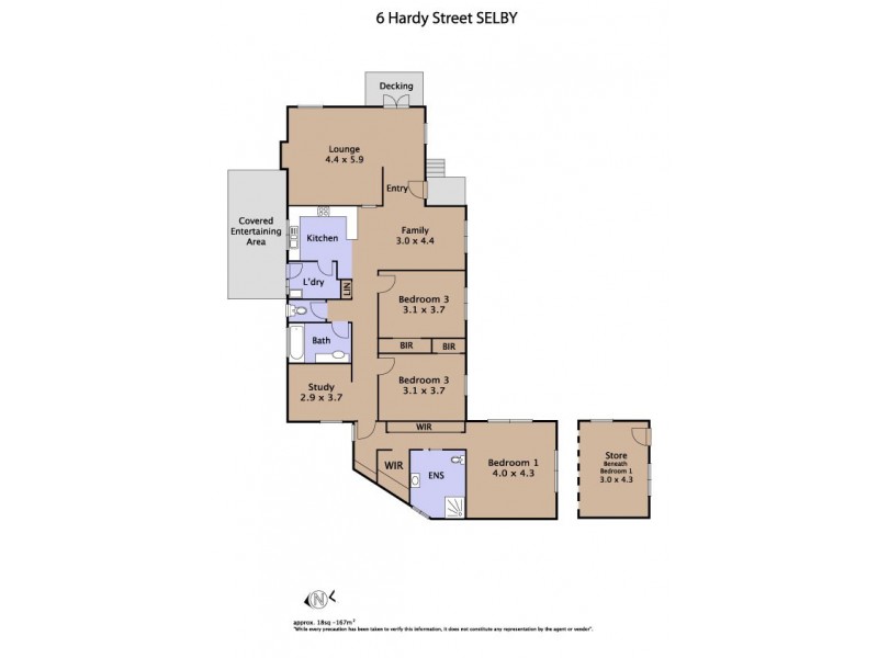6 Hardy Street, Selby VIC 3159 Floorplan