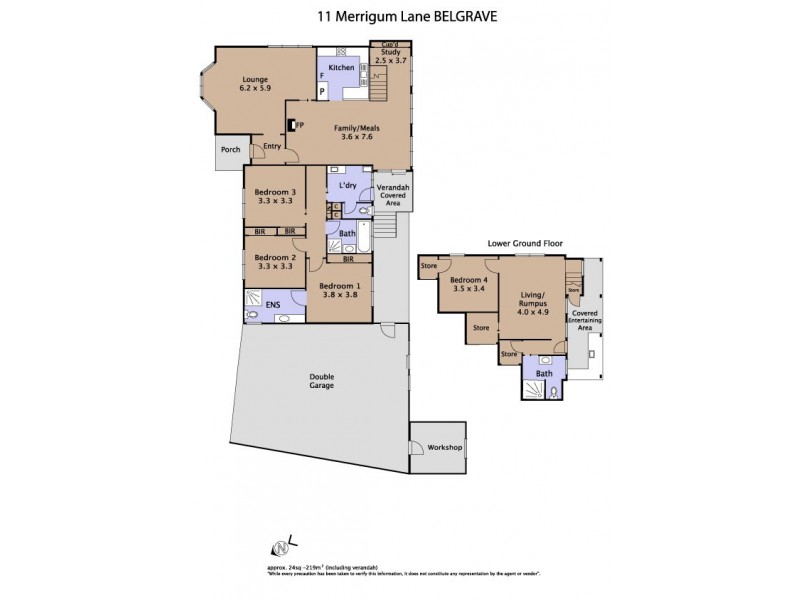 11 Merrigum Lane, Belgrave VIC 3160 Floorplan