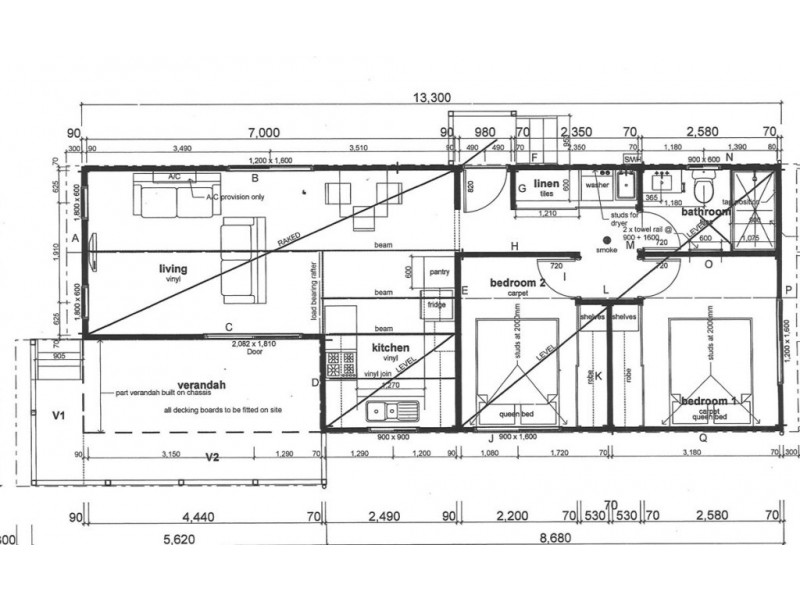 11/54 Woombah Woods Caravan Park, Woombah NSW 2469 Floorplan
