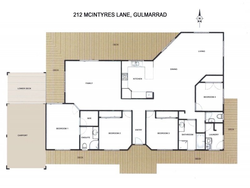 212 McIntyres Lane, Gulmarrad NSW 2463 Floorplan