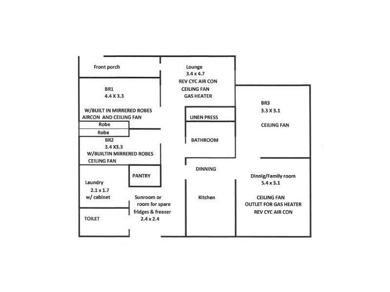 45 Elizabeth Avenue, Raymond Terrace NSW 2324 Floorplan