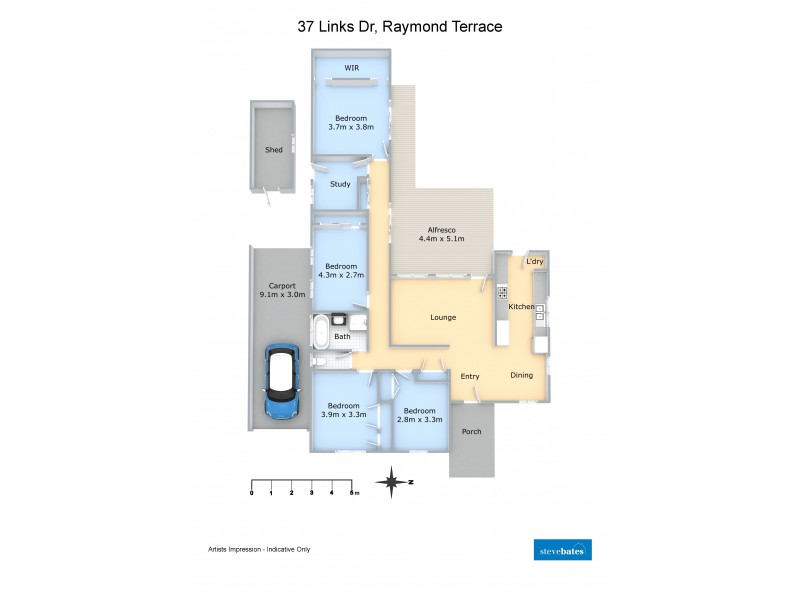 37 Links Drive, Raymond Terrace NSW 2324 Floorplan
