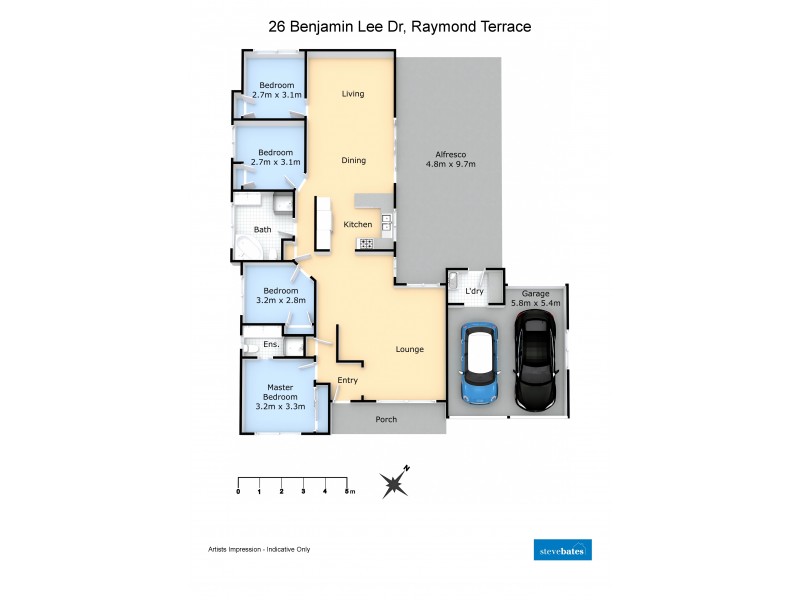 26 Benjamin Lee Drive, Raymond Terrace NSW 2324 Floorplan