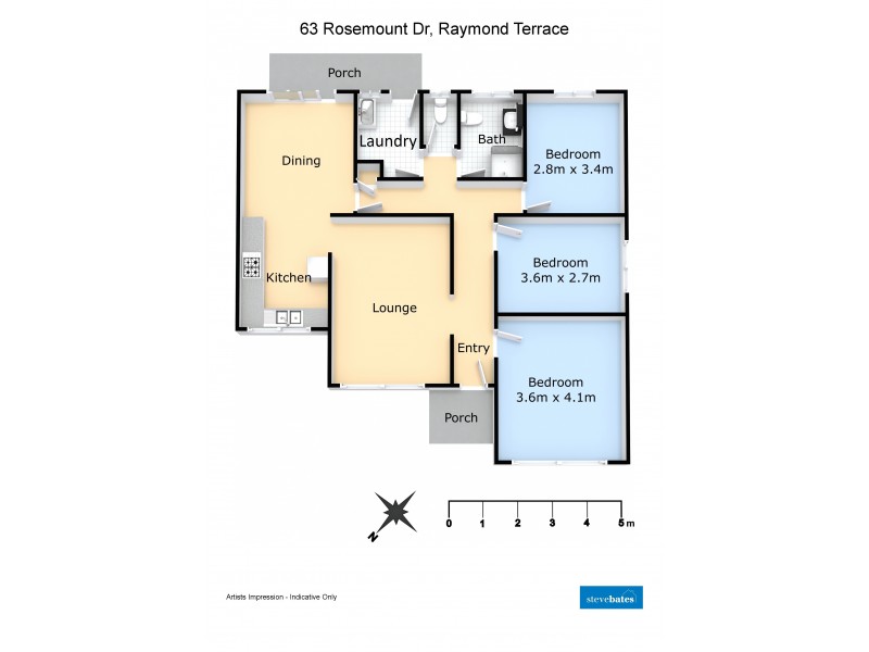 63 Rosemount Drive, Raymond Terrace NSW 2324 Floorplan