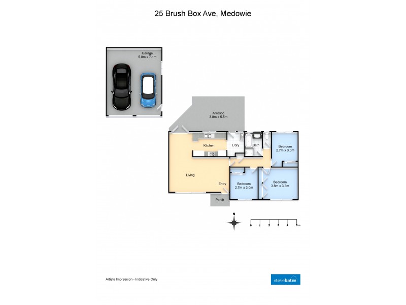 25 Brushbox Avenue, Medowie NSW 2318 Floorplan