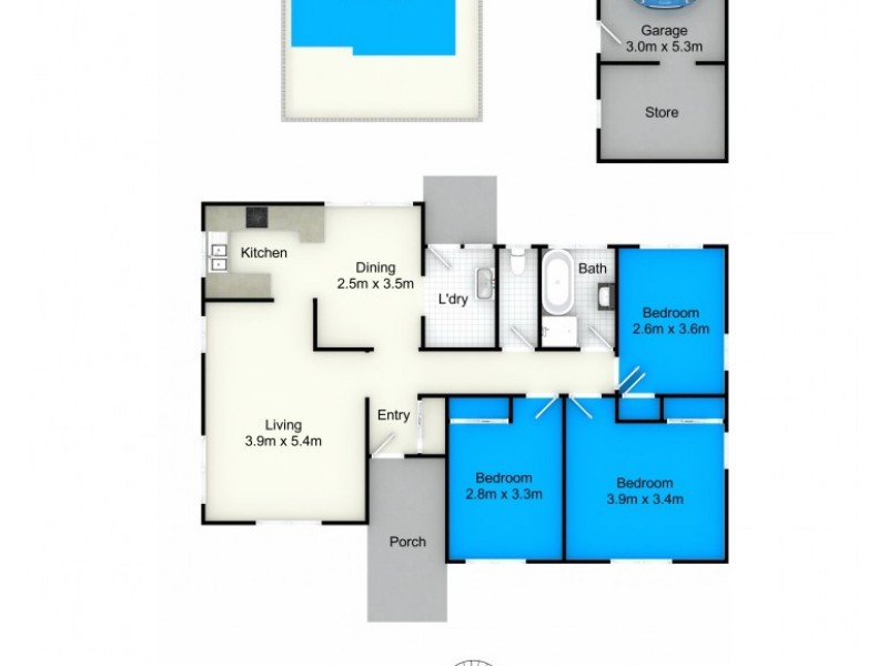 4 Ocean Rover Way, Raymond Terrace NSW 2324 Floorplan