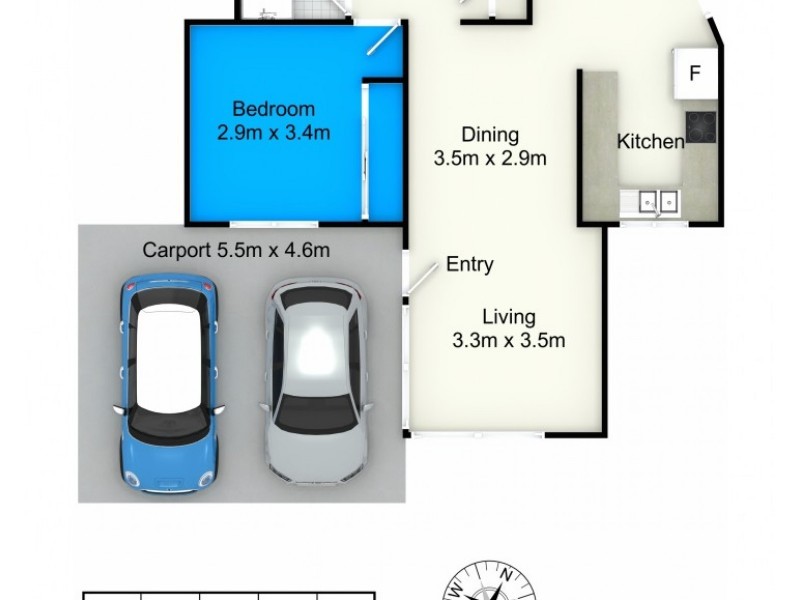 6/5 Clarke Close, Raymond Terrace NSW 2324 Floorplan