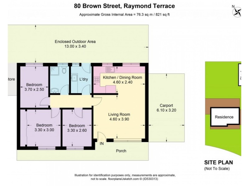 80 Brown Street, Raymond Terrace NSW 2324 Floorplan
