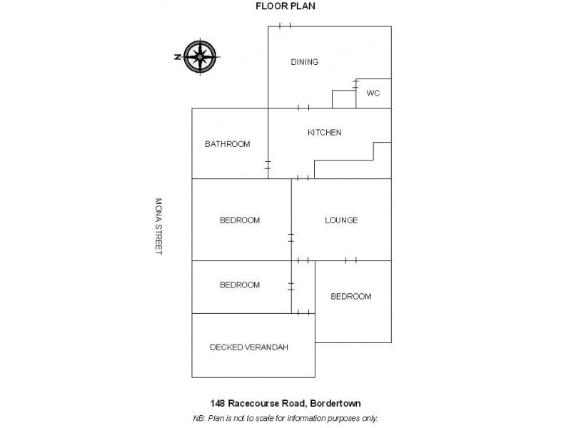 148 Racecourse Road, Bordertown SA 5268 Floorplan