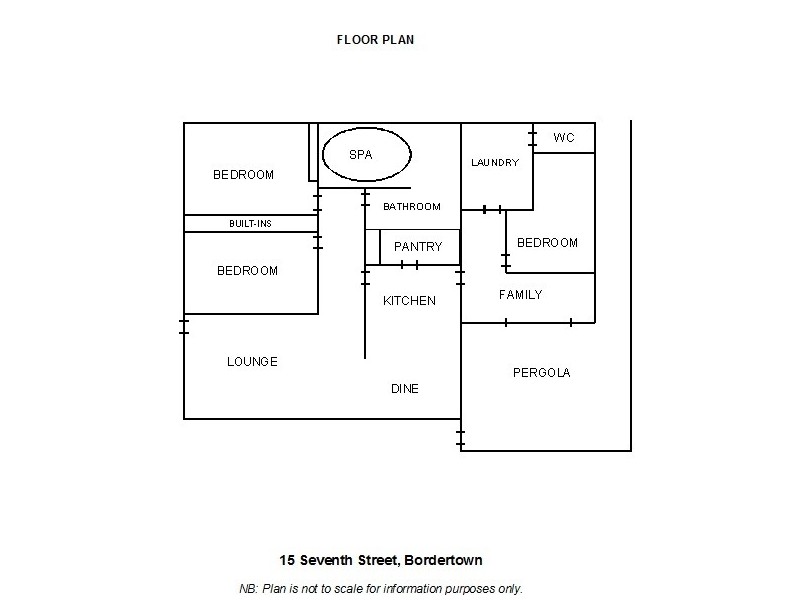 15 Seventh Street, Bordertown SA 5268 Floorplan