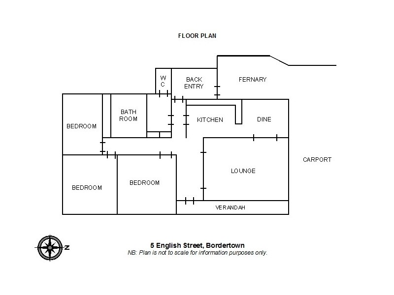 5 English Street, Bordertown SA 5268 Floorplan
