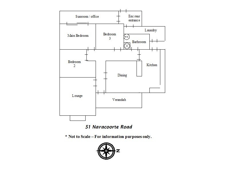 51 Naracoorte Road, Bordertown SA 5268 Floorplan