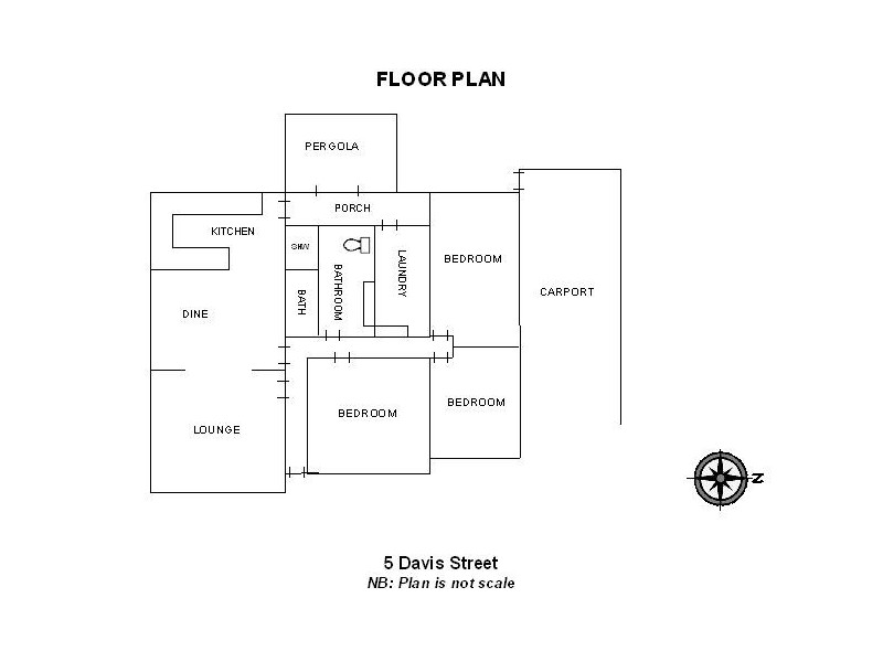 5 Davis Street, Bordertown SA 5268 Floorplan