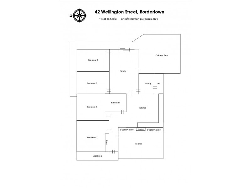42 Wellington Street, Bordertown SA 5268 Floorplan
